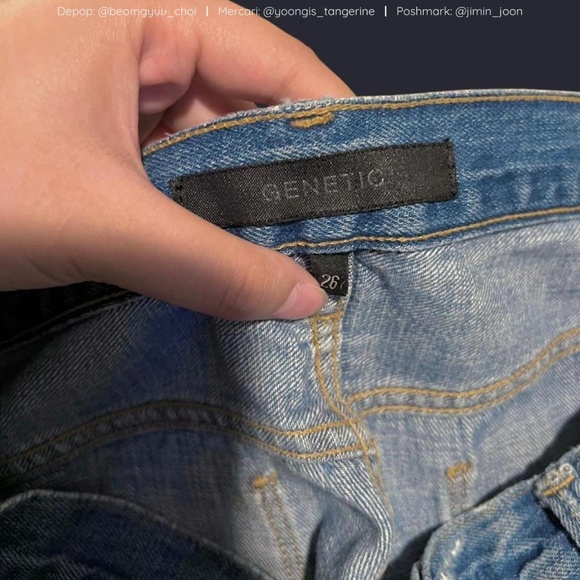 Low rise straight jeans - Picture 6 of 8